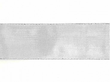 Sierlint zilver kleur van 38 mm breed  De prijs is per meter.  Minimale afname is 1 meter