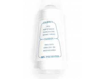 Lockgaren Off-white.  3000 mtr.  100% Polyester