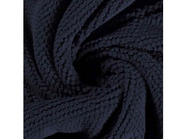 Honingraat fleece Donkerblauw