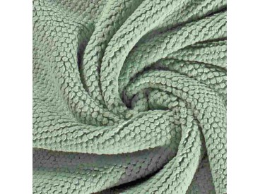 Honingraat fleece Oudgroen