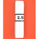 Bundel stevig elastiek  Wit  2.5 cm
