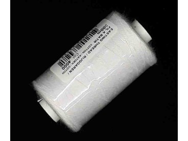 Wit rijggaren 300 mtr.  100% Katoen