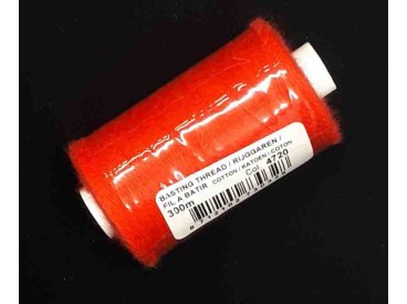 Rood rijggaren 300 mtr.  100% Katoen