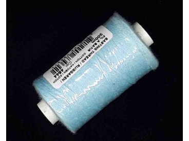Licht blauw rijggaren 300 mtr.  100% Katoen
