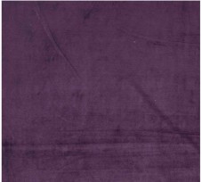 Paarse Nicky velours.  80%kat./20%pe.  1.50 mtr.br.