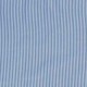 Een oudblauw/lichtblauwe lengtestreep.. De streep is 2 mm. breed.. 100% Katoen 1.45 mtr. br. 110 gram p/m2