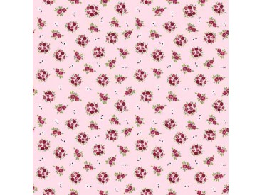 Dapper katoen Floral Flair  Roze met boeketjes