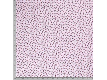 Dapper katoen Floral Flair  Roze met boeketjes
