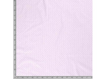 Dapper katoen  Floral Flair  Roze met witte mini fleur