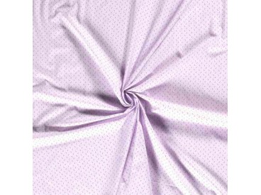 Dapper katoen  Floral Flair  Roze met witte mini fleur