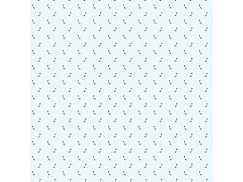 Dapper katoen Floral Flair  Lichtblauw met witte mini fleur