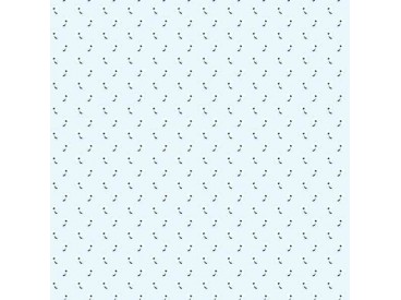 Dapper katoen Floral Flair  Lichtblauw met witte mini fleur