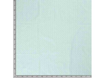 Dapper katoen Floral Flair  Mintgroen met witte mini fleur