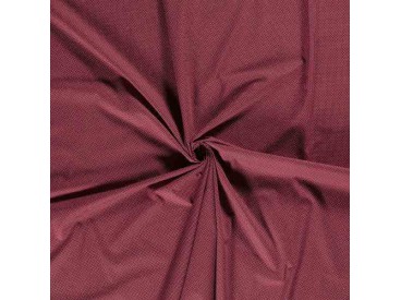 Dapper katoen Floral Flair  warmrood met witte kleine stipjes