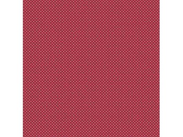 Dapper katoen Floral Flair  warmrood met witte kleine stipjes