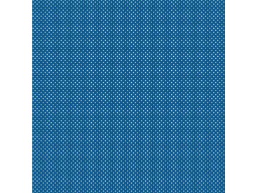 Dapper katoen Floral Flair  Kobalt met witte kleine stipjes