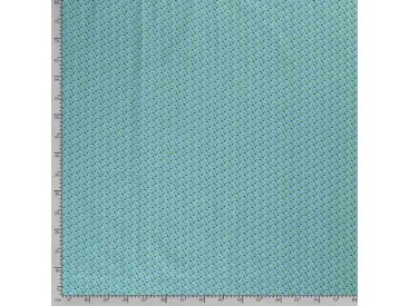 Dapper katoen  Floral Flair  Oudgroen met donker oudgroene mini roosjes