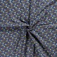 Dapper katoen Garden Party  Donkerblauw met bijtjes  15537-008