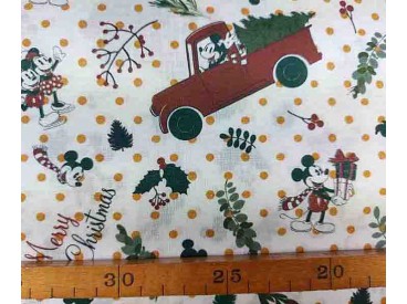 Disney stof  Mickey Christmas