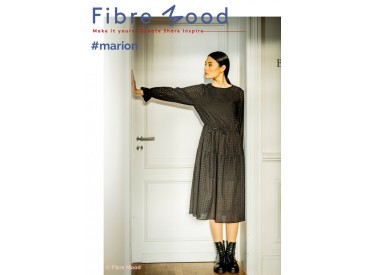 Woven cotton broderie  Black