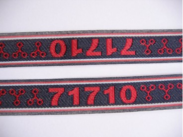 Sierband blauw/rood 71710    0-813