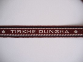 Sierband bordeaux/creme Tirkhe Dungha  O- 814