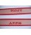 Sierband creme/rood 71710   O-816