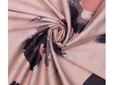 Woven co/ea tiger  Pink