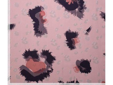 Woven co/ea tiger  Pink