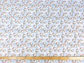 Hello Kitty Rainbow lichtblauw