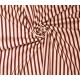 Woven co/ea stripes Rood en creme