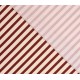 Woven co/ea stripes Rood en creme