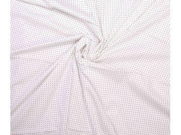 Woven co/ea stars 2mm Wit met zwarte sterretjes