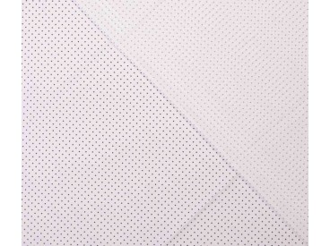 Woven co/ea stars 2mm Wit met zwarte sterretjes