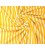 Woven vi crepe stripes Geel met witte strepen