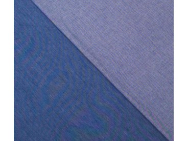 Woven co chambray  Indigo denim light bleached