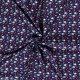 Maritiem  Donkerblauwe poplin met gekleurde visjes  15530-008N