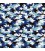 Legerprint  poplin Serie 1  Blauw  15572-008N
