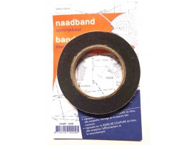 Naadband Zwart per rol van 12,5 meter
