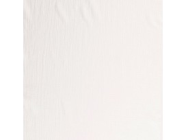 Mousseline stof effen offwhite. Zachte babykatoen, met een kleine wafel structuur. 100% hydrofiele katoen 1.30 mtr. breed 135 gr