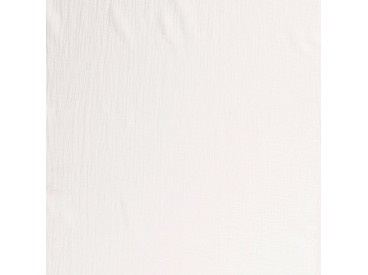 Mousseline stof effen offwhite. Zachte babykatoen, met een kleine wafel structuur. 100% hydrofiele katoen 1.30 mtr. breed 135 gr