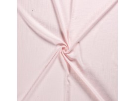 Mousseline  stof Effen  Zachtroze  03001-011N