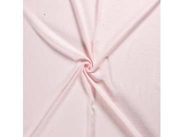 Mousseline  stof Effen  Zachtroze  03001-011N
