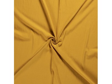 Mousseline  stof Effen  Okergeel  03001-034N