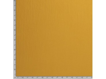 Mousseline  stof Effen  Okergeel  03001-034N
