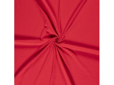 Mousseline  stof Effen Rood  03001-015N