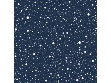 Mousseline met Stipjes Donkerblauw/Wit  15512-008N