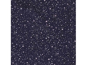 Mousseline met Stipjes Donkerblauw/Wit  15512-008N