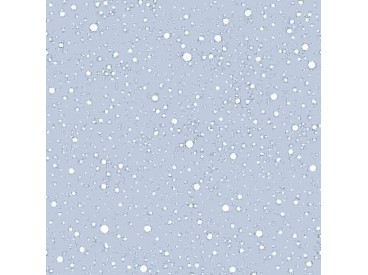 Mousseline stof met Stipjes  Licht oudblauw/Wit  15512-021N