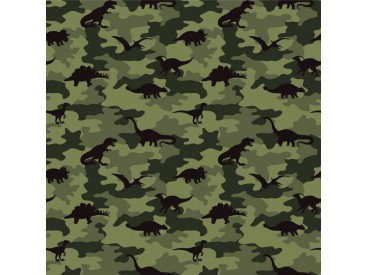 Legerprint met Dinosaurus  Groen  15800-027N